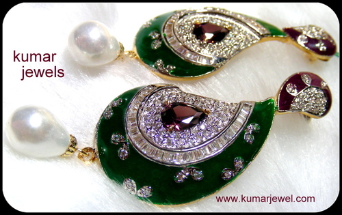 BROKEN DROP EARRING.