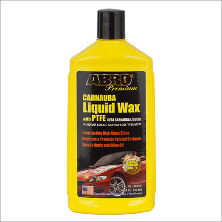 Carnauba Liquid Wax - Use: To Clean Cars