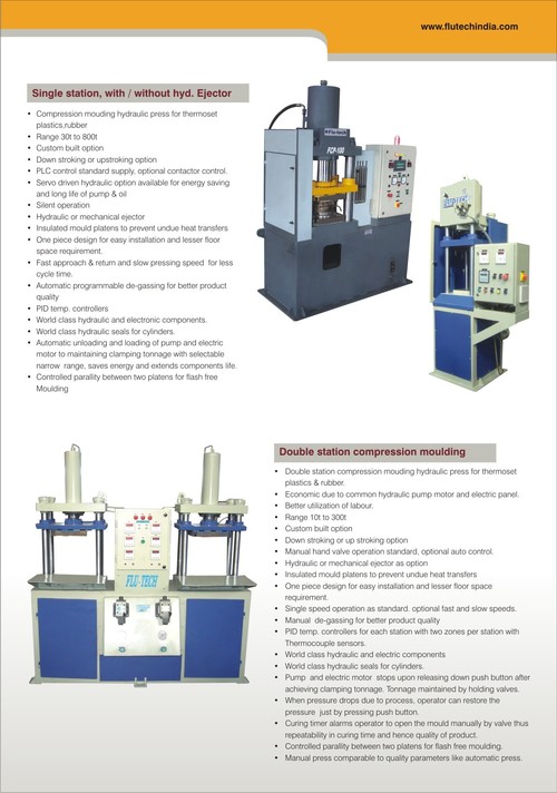 COMPRESSION MOULDING HYDRAULIC PRESS