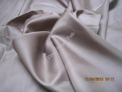 Polyester Heavy Taffeta Dyed Fabric - Grey Quick Dry and Washable | Ideal for Garment Use