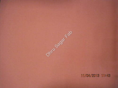 Polyester Roto Tex Dyed Fabric - Quick Dry, Washable | Brown Plain Texture for Garment Use