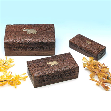 Carved Jewelery Box
