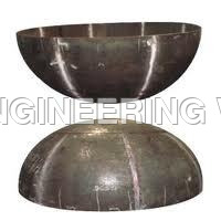 Steel Dish End - Color: Sliver