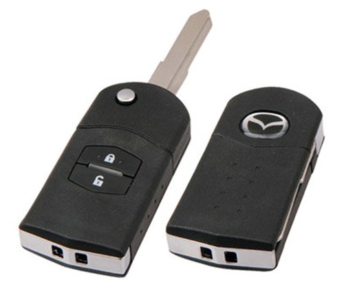 MAZDA FLIP KEYS - ABS Plastic 60x35x15 mm, 315 MHz | 2 Buttons, Remote Unlock, Central Locking