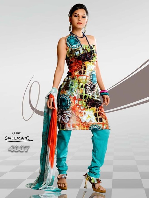 Unstitched Ladies Dress Material