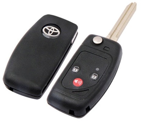 TOYOTA FLIP KEYS - ABS Plastic, 60x35x15 mm, 30g | 4 Buttons, 315 MHz, Secure Access, Remote Locking