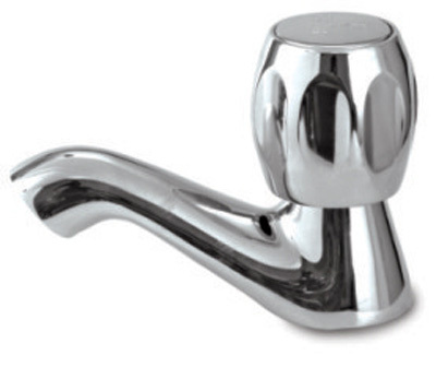 Pillar Cock Taps - Brass, 150x100x80 mm, Chrome Finish | Durable, Robust, Water Efficient, Easy Install