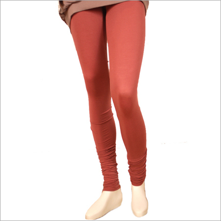 Ladies Knits Leggings - Cotton Blend, S-XL, Reddish-Brown | Soft Fabric, Comfortable Fit, Durable Material, Full Length