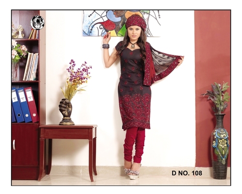 Designer dress materials