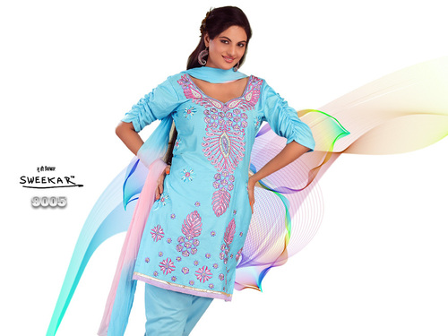 Unstitched Ladies Dress Material