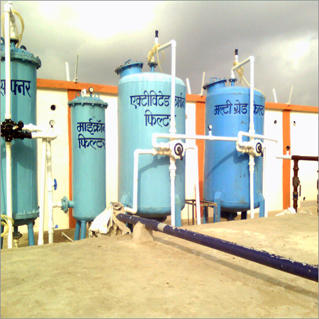 Softner And Bacteriological Filter For Reuse Of Treated Sewage Dabh Airport Indore