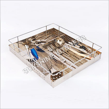 Perforated Cutlery Basket