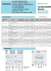 DC/DC Converter - VA/VB/VD/WRF Series