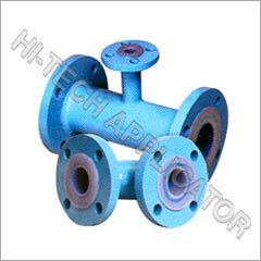 Blue Ptfe Lined Unequal Cross