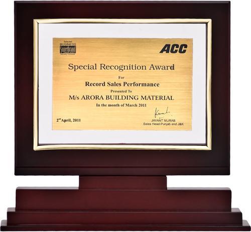 Wooden Corporate Trophy