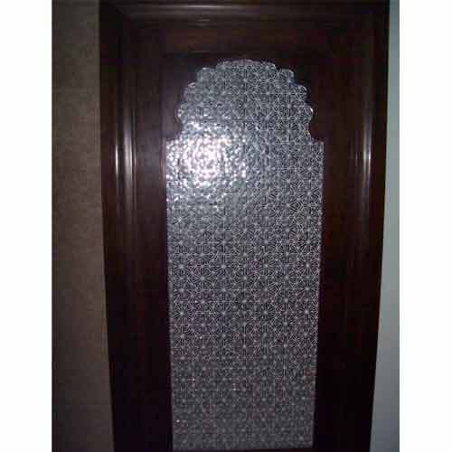 Geomatrical Thikri Glass Work - Durable Glass Panels, Varied Dimensions, Clear Finish | Elegant Design, Easy Installation, Unique Style, Versatile Use