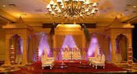 New Wedding Golden Jodha Akbar Mandap