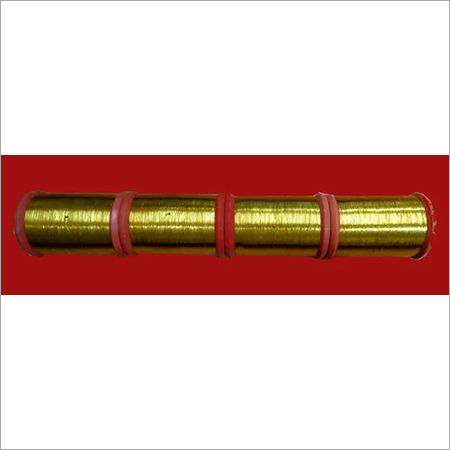 Yellow Touch Gold Gilt Zari