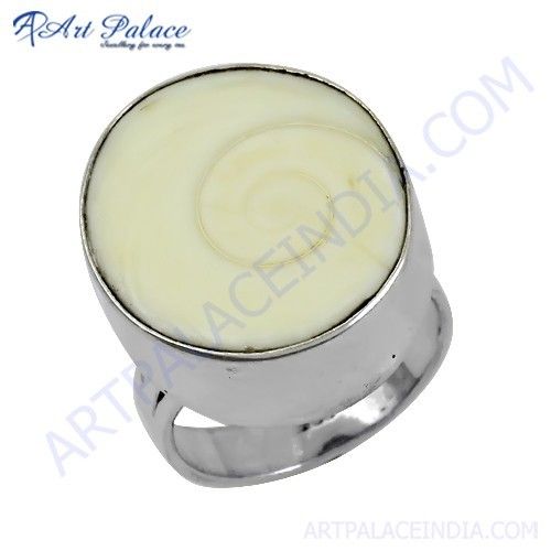 Expensive Fashionable Shiva Eye Gemstone Silver Ring