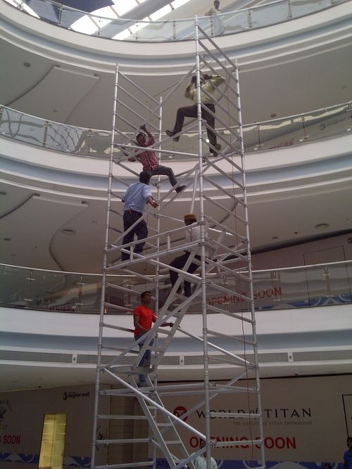 Aluminium Scaffold Tower - Application: Construction