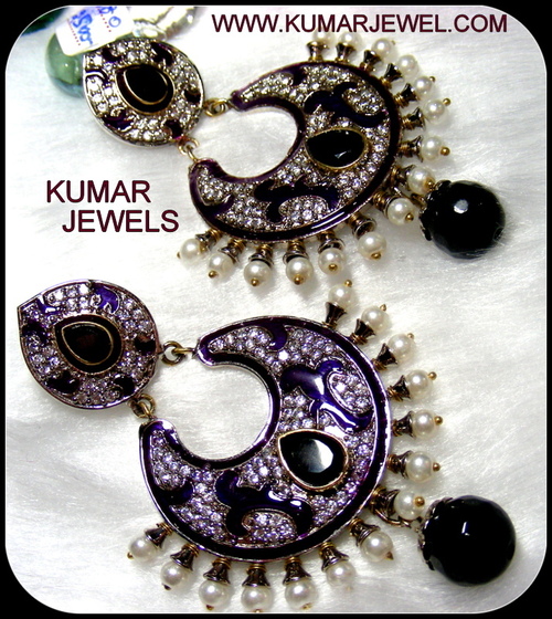 Enamel Beaded Earring