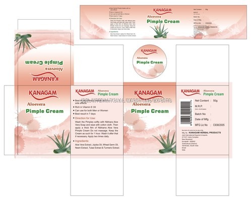 Kanagam Aloe Vera Pimple Cream