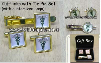 Cuff links with Tie Pin