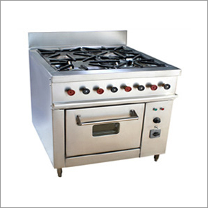 Fully Automatic Four Burner Range With Oven