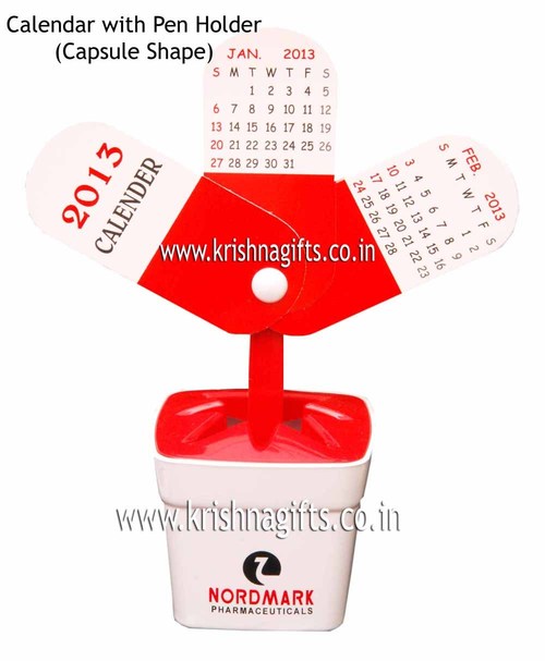 Calendar with Pen holder