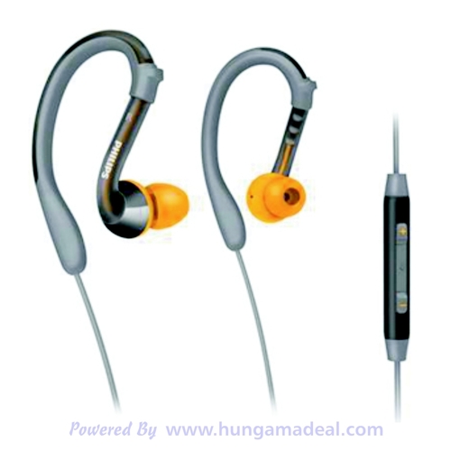 Philips For Apple Channel Only SHQ3007/28 - 1.2m Gray Earbuds, 8mm Driver | Secure Fit, Apple Compatible, Durable Design