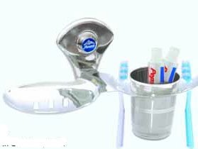 2-Piece Stainless Steel Soap Dish