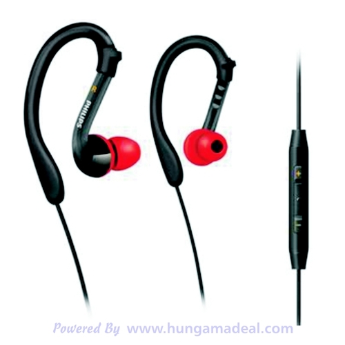 Philips Earhook washable & Sweat proof Headphones SHQ3017/98