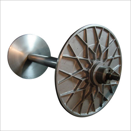 Textile Machinery Components - Steel 150Mm Diameter 25Mm Shaft Diameter Polished Finish Easy Installation High Durability Customizable Designs Precise Engineering