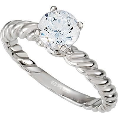 Platinum Solitaire Diamond Ring