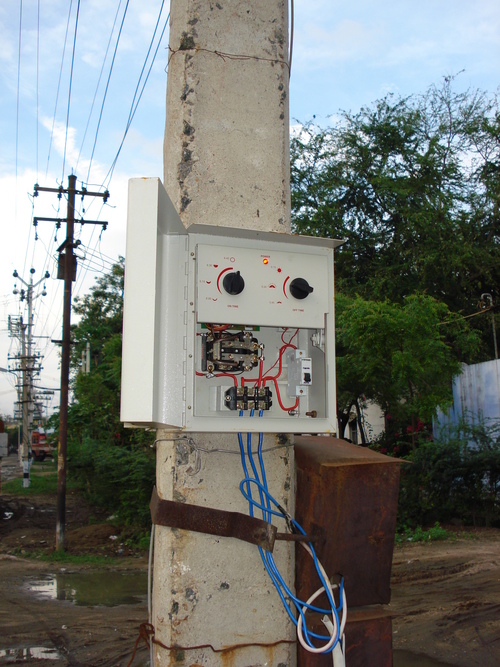 Automatic Street Light On Off Timer Switch