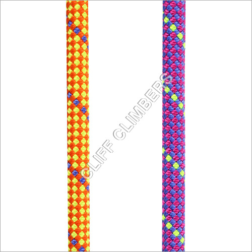 e21-e23 - Nylon 9.5-10.2mm, Orange/Purple, 50-60m | High Strength, Low Stretch, Lightweight, Durable Dynamic Rope