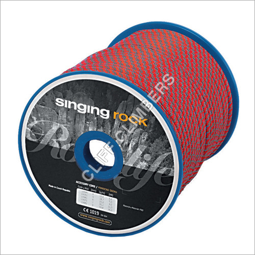 Ropes Singing Rock - Nylon 8mm x 50m Red, 18kN Strength, Lightweight Durable Versatile