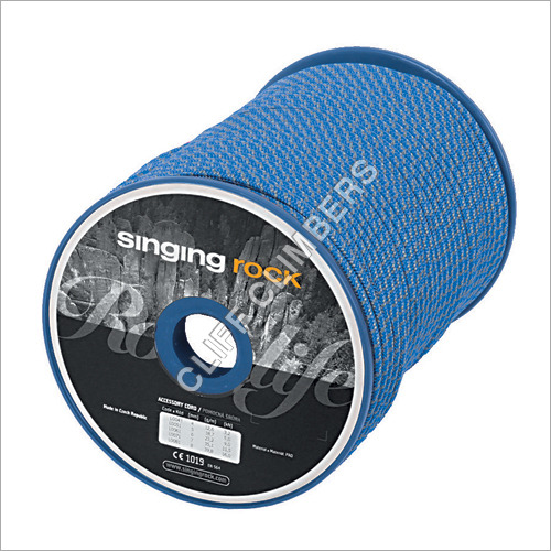 Ropes Singing Rock - Nylon 6mm Blue 50m, Breaking Strength 24kN, High Strength Durable Lightweight Versatile