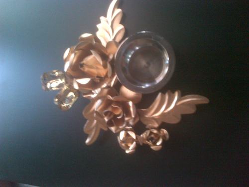 Golden Plated Candle Holder