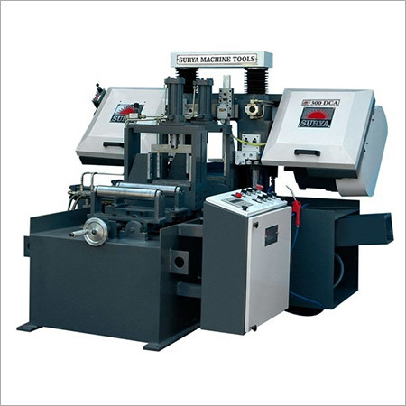 Fully Automatic Metal Cutting Band Saw Machine - Steel, 4100x34x1.1mm | Electric Drive, Plc Control, High Efficiency, Water Chiller Cooling System, Environmental Friendly