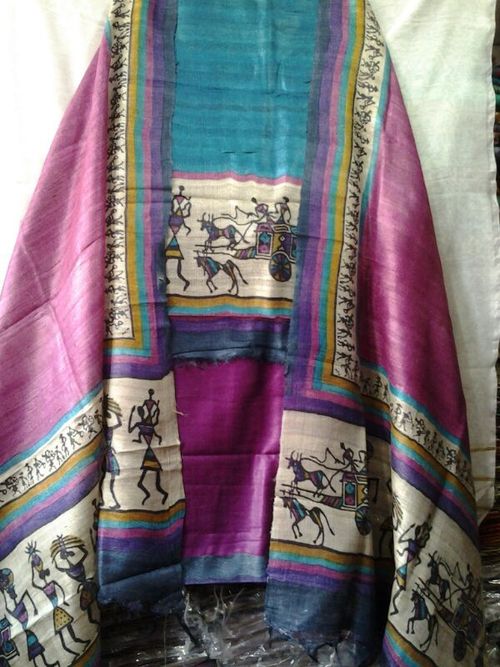 Tussar Silk Saree & Suits