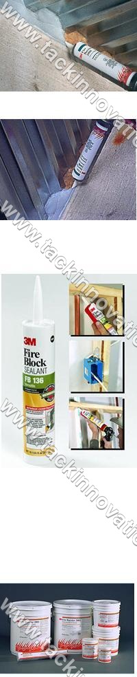 Fire Barrier Silicone Sealants and Foam - Silicone, Moisture Cure, Fire Rated 4 Hours | Fire Resistant, Smoke Proof, Weatherproof, Sound Barrier