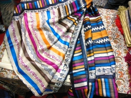 fine tussar silk sarees with worli prints