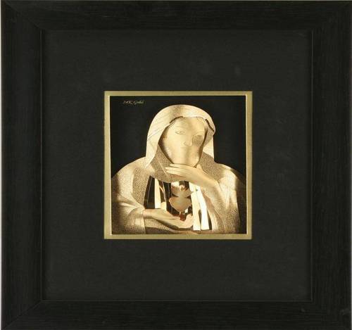 Gold Frame Jesus
