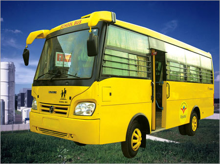 Long School Bus Body