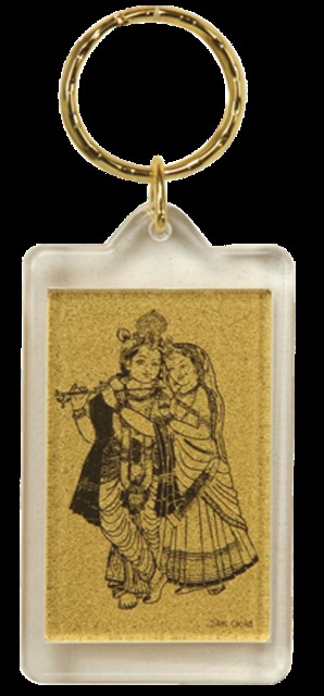 Radha Krishna gold chain