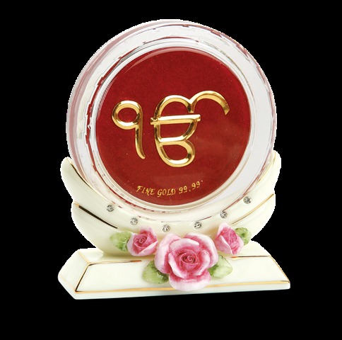 Gold Platted Paper Weight