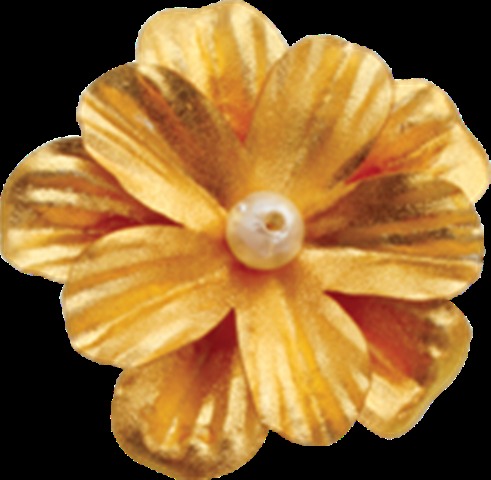 Gold Foil Flowers