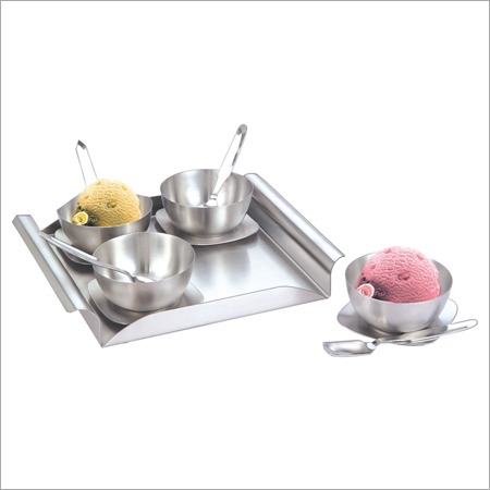 Steel Dessert Set