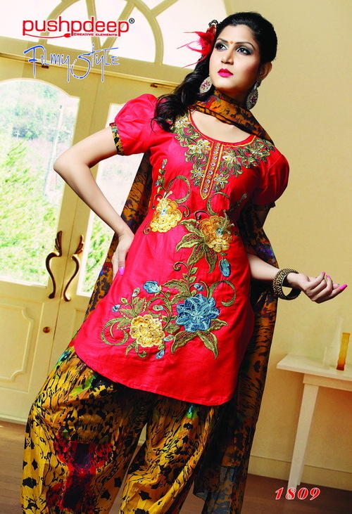 Designer Printed Salwar Kameez